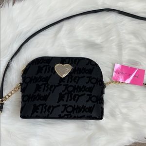 Betsey Johnson black crossbody